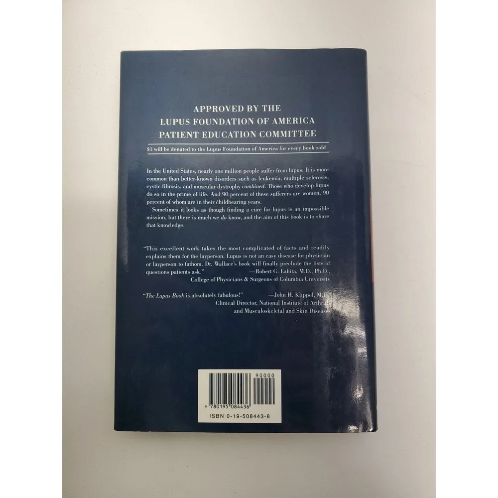 The Lupus Book by Daniel Wallace (1995, Hardcover)